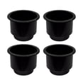 thumbnail image 1 of MARINE CITY Black Plastic Cup Drink Holder with Center-Drain Hole 4pcs, 1 of 7