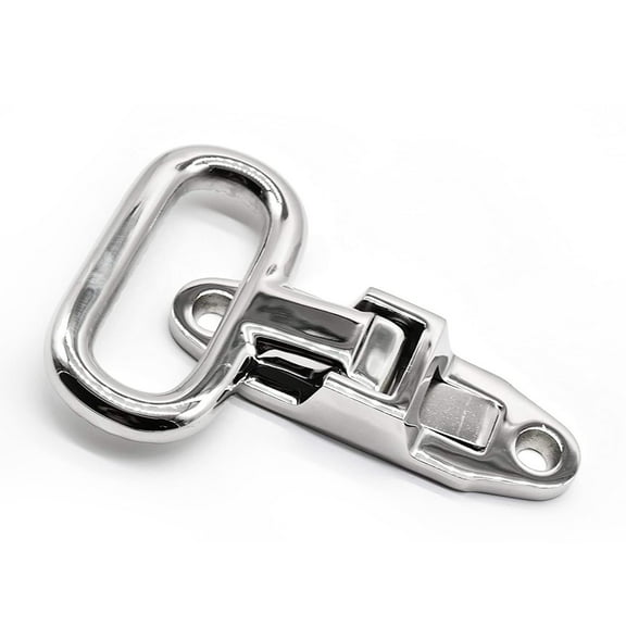 MARINE CITY Folding Step Heavy Duty Stainless Steel, Corrosion-Resistant, Spring-Loaded Design, 4-1/5 Inch x 3-1/3 Inch, for Boats, Ships, RVs, Marines, Yachts, Kayaks Pack of 1