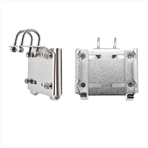 Marine City Stainless Steel Rail Mount Anchor Bracket, 35 lb Capacity, Fits 7/8 in to 1 in Horizontal Stanchions, Corrosion Resistant, Easy to Install, for Boats, Yachts and Ships, Pack of 1
