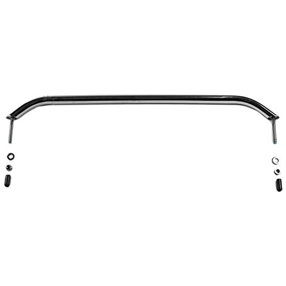 Polished Stainless Steel Oval Deck Handrail with Flanges