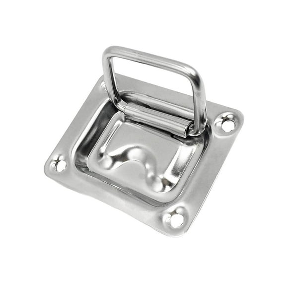 MARINE CITY Hatch Lift Handle Ring Pull 304 Stainless Steel Flush Recessed Handle 3 Inches  2-1/4 Inches for  Marines, Boats, Ships, Yachts Pack of 1