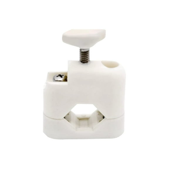 MARINE CITY White Plastic Flag Pole Base Cooperate UV Resistant with 7/8 to 1 Inch Round and Square Tube for Marines, Boats, Ships, Yacht Pack of 1