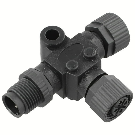 Marine Connector M12-5P 3 Way T Splitter ConnectorFor NMEA 2000 Backbone Drop