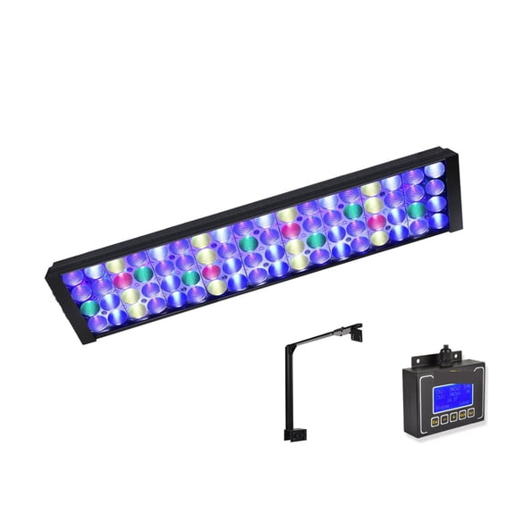 Marine Coral Lights For Aquarium Fish Tanks Light Led Dimmable Full Spectrum With Smart Controller ,Easy to Install