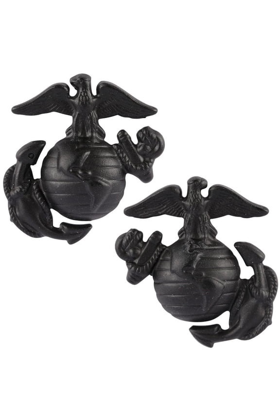 Marine Corp Enlisted Collar Insignia Black