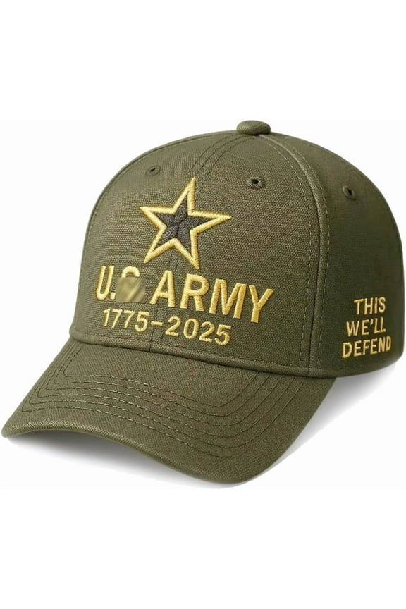 Marine Corps 250th Anniversary Baseball Cap for Men,250th Anniversary Tribute Washed Cap Retro Marine Veteran Hat
