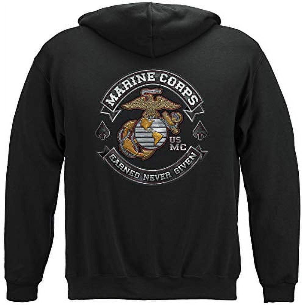 Marine Corps Biker Hoodie - Walmart.com