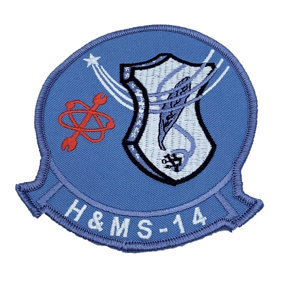 Marine Corps HMS 14 Patch - Plastic Backing