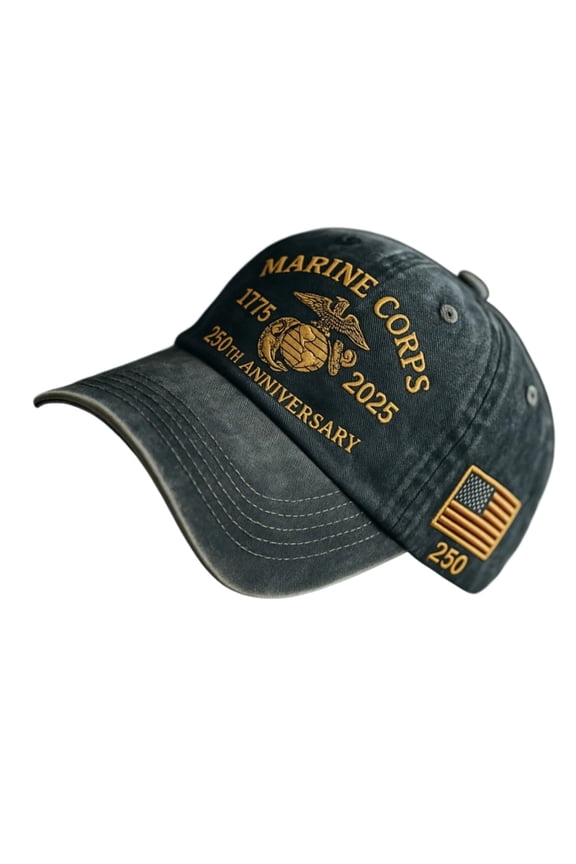Marine Corps Hat 250th Anniversary Commemorative Baseball Cap For Theme Event