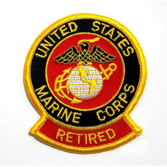 Marine Corps Retired USMC Semper Fi Embroidered Military Patch AKPM102