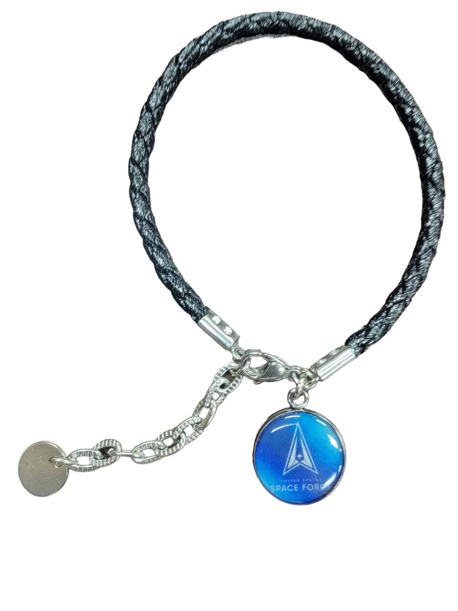 Military Leather Rope Charm Bracelet - Officially Licensed - Walmart.com