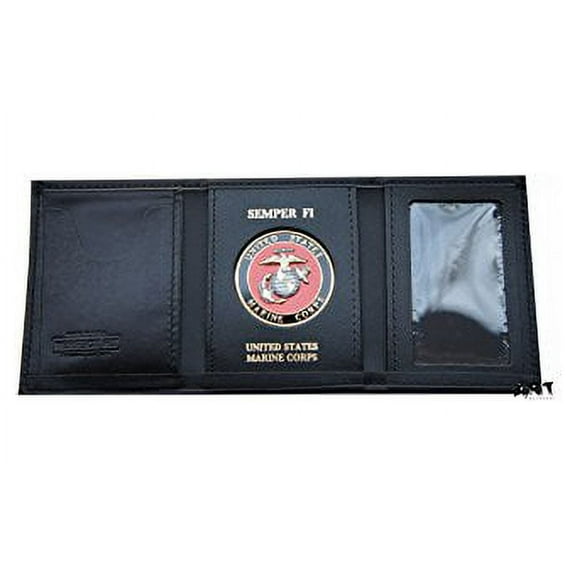 Marine Corps Wallets, Officially Licensed United States Military Genuine Leather