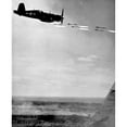 thumbnail image 1 of Marine Corsair Fighter Fires Rockets Against A Japanese Stronghold On Okinawa History (24 x 36), 1 of 1