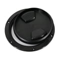 thumbnail image 1 of Marine Deck Plate, 5 Inch Marine Cover Pull Out for Boat Kayak Canoe, Black, 1 of 7