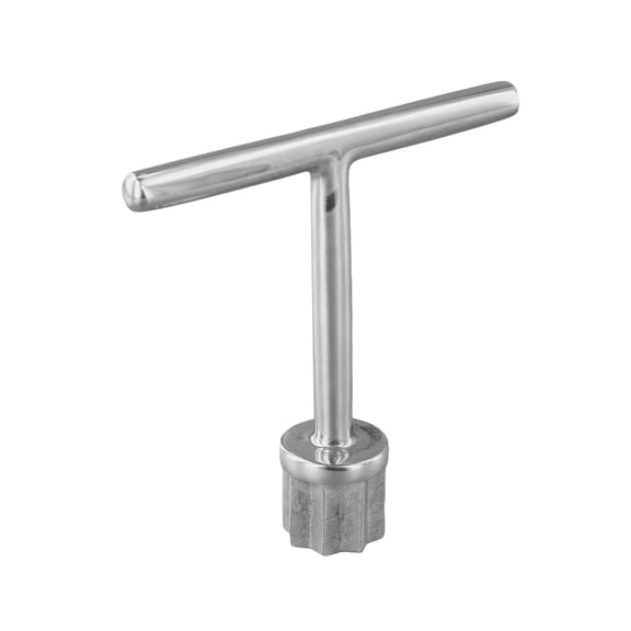 Marine Deck Plates T Handle Wrench 316 Stainless Steel Boat Yacht Fuel Filler Cap Opening Tool Multi-Function Labor Saving Design