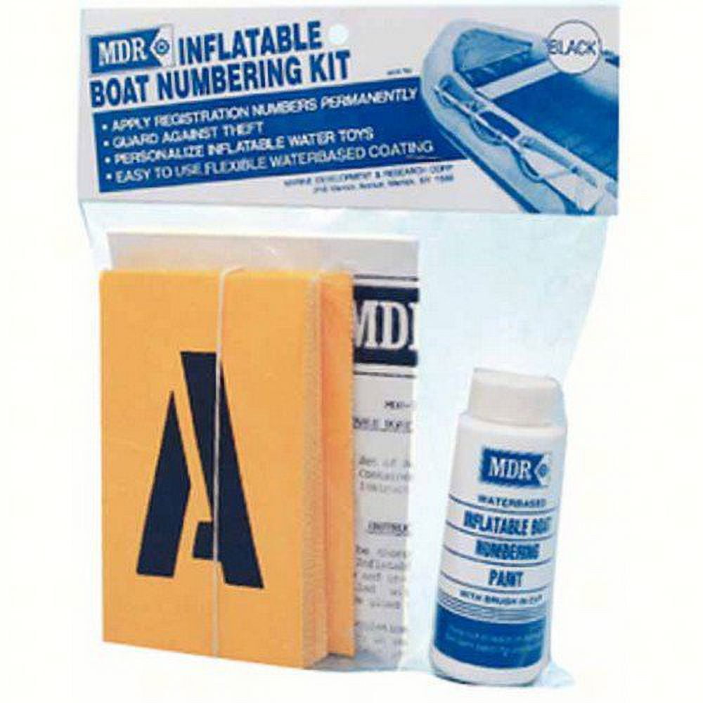 Marine Development mdr Inflatable Boat Numbering Kit MDR782B