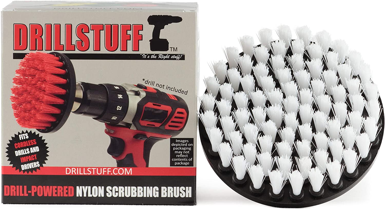 Marine - Drill Brush - Boat Accessories - Hull and Deck- Cleaning ...