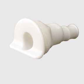 Marine East Boat Cyclodial Thru Hull 7040W | L-Head 3/4 Inch White