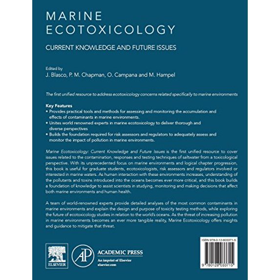 Pre-Owned Marine Ecotoxicology: Current Knowledge and Future Issues, (Hardcover)