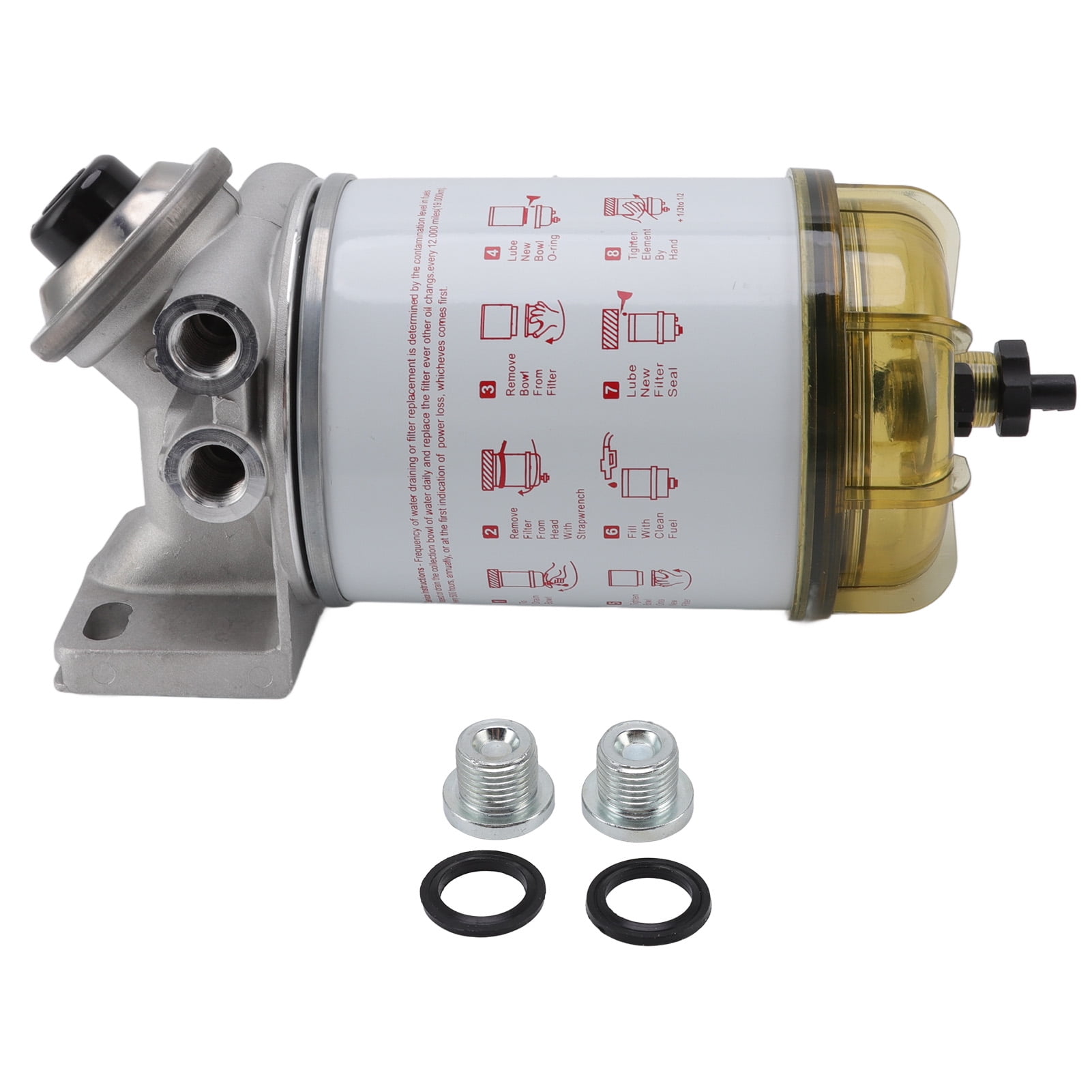 Marine Engine Tanker Speedboat Aluminum Alloy Boat Fuel Filter Water