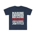 thumbnail image 1 of Marine Engineer Miracle Worker not a job title Unisex T-shirt S-3XL, 1 of 2