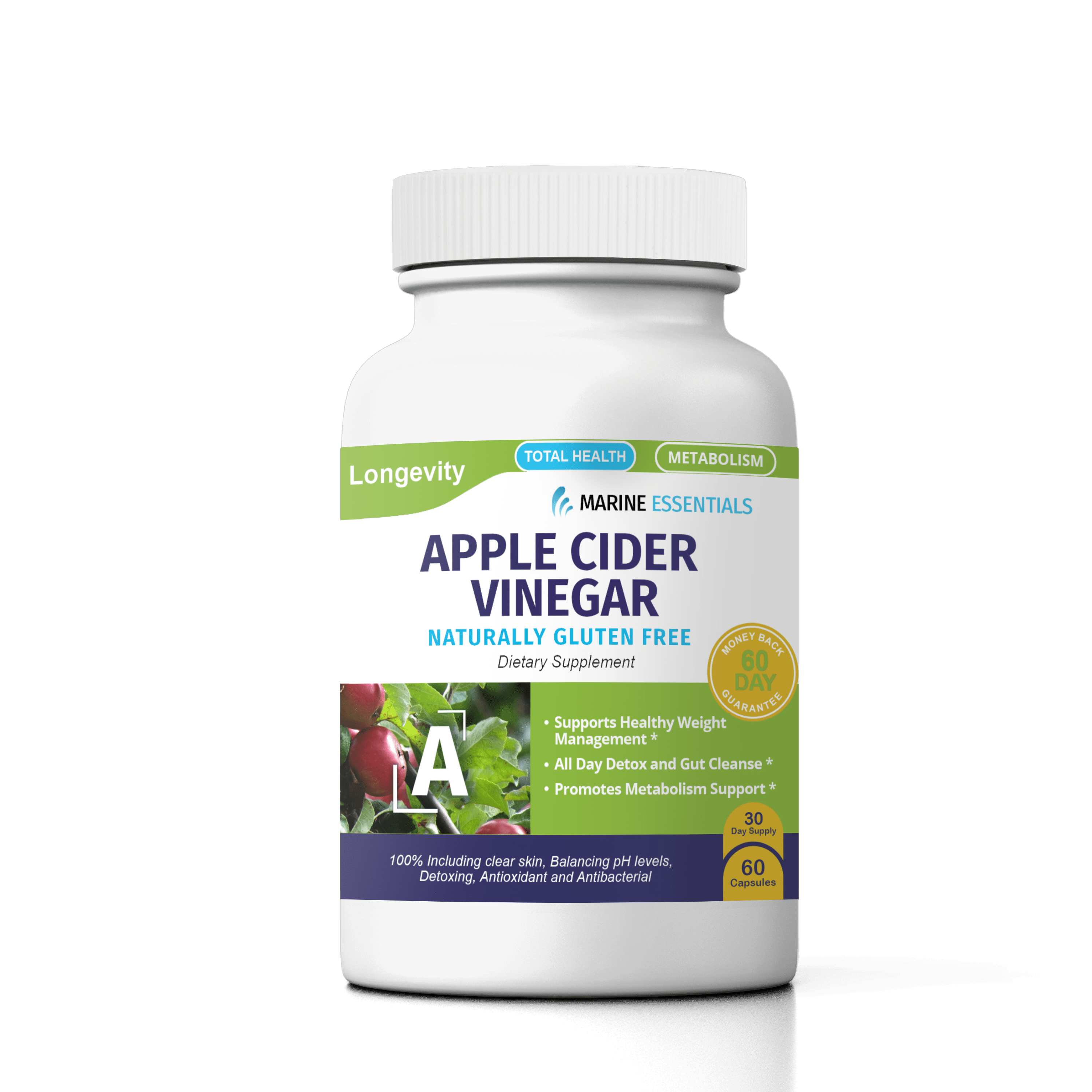 Marine Essentials Apple Cider Vinegar Dietary Supplement