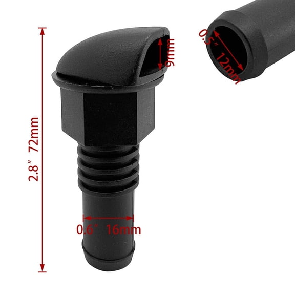 Marine Fuel Gas Tank Vent For Boat Yacht For 5/8Inch Interior Diameter Hose Marine Thru Hull Exhaust Nylon Fuel Ventilation
