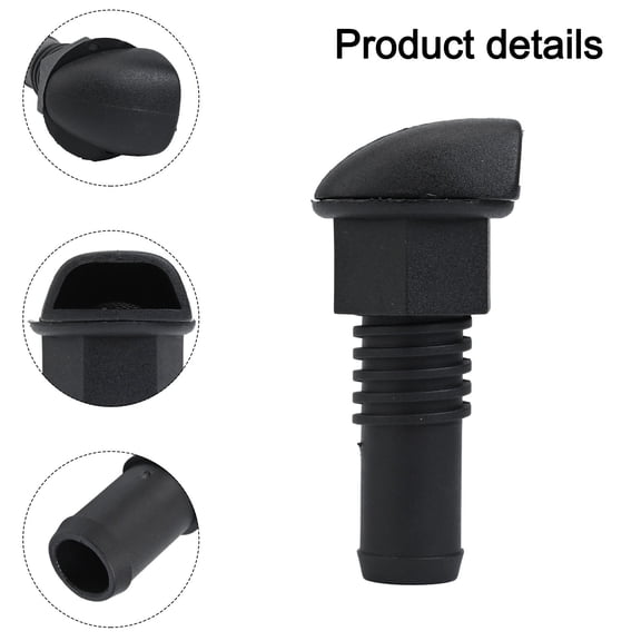 Marine Fuel Tank Vent Nylon Thru Hull Exhaust for Boats, for 5/8 Inch Hose, Easy Install for Yachts, Ships, and Fishing Vessels, Compact Lightweight Black Replacement Deck Hardware