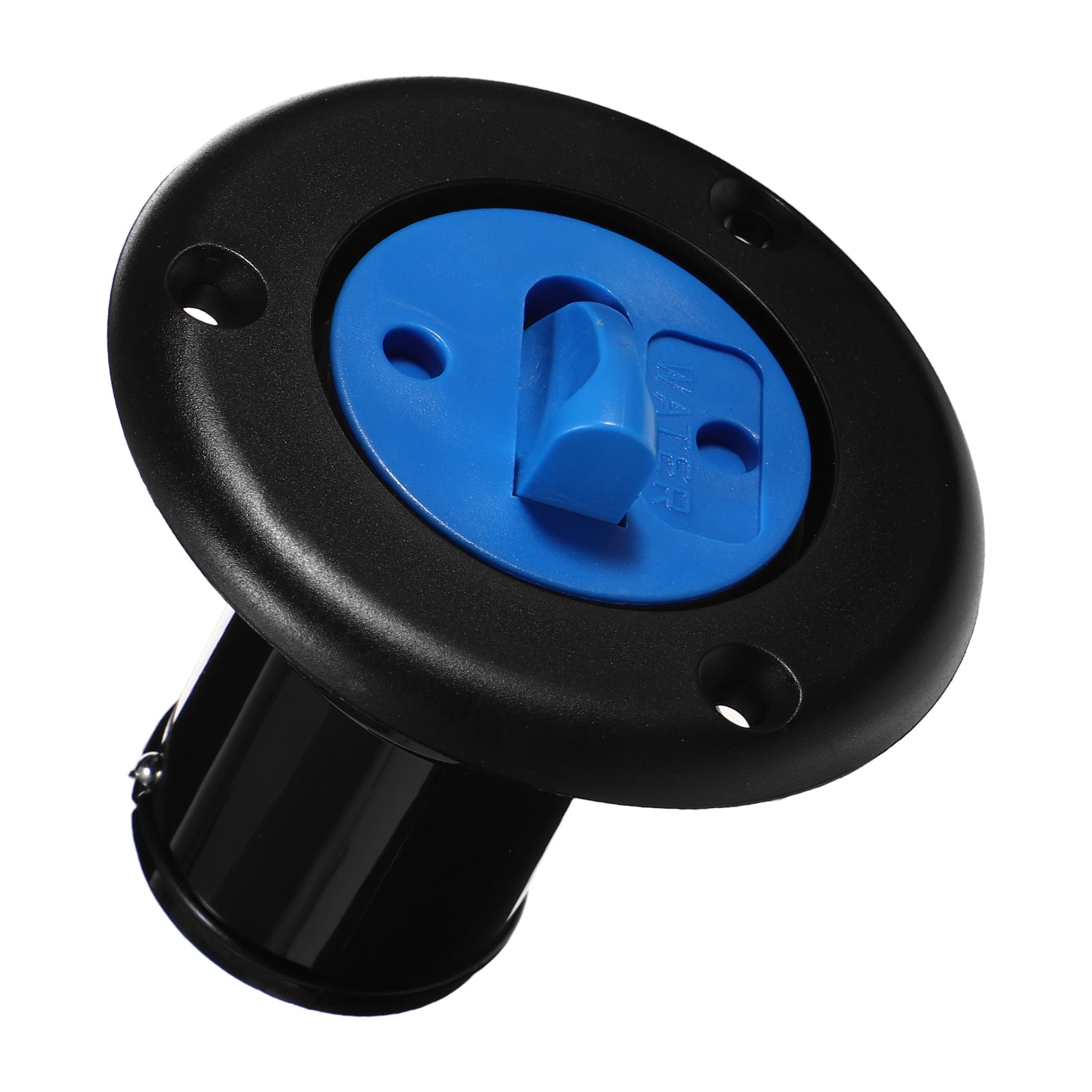 ABS Boat Deck Water Filler Hatch With Keyless Cover | Frosted "Water" Mark | For Marine, Yacht, RV | Anti-Lost Chain - View #6