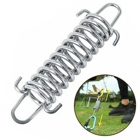 Marine Grade 304 Stainless Steel Mooring Spring Shock Absorber 3.5mm for Boat Anchor Docking, for Kayak for Canoe Raft Accessories, Rope and Chain Buffer to Reduce Vessel Movement and Mooring Stress