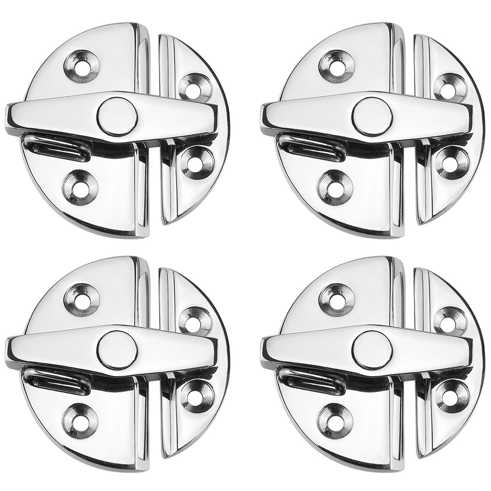 Marine Grade 316 Stainless Steel Round Rotary Button Latch for Ship