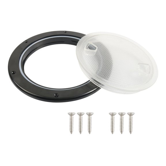 Marine Grade ABS Deck Inspection Access Hatches Cover 8 Inch Diameter With Rubber Seal For Yachts Watercraft And RVs