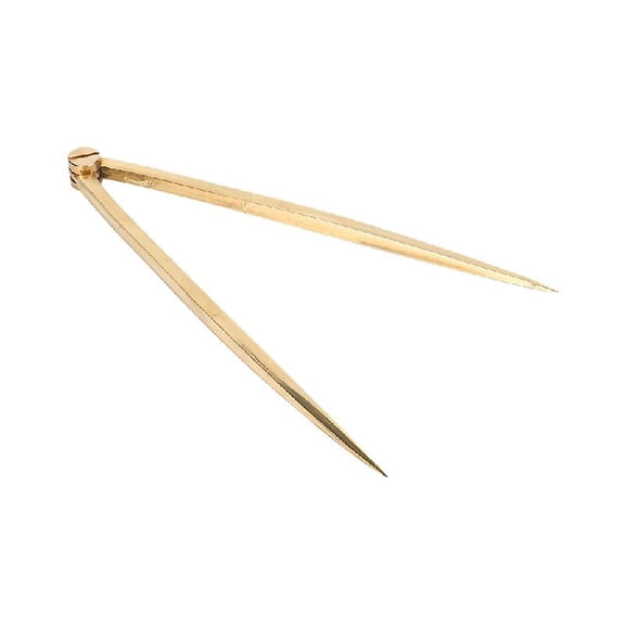 Marine Grade Brass Navigation Divider For Accurate Measurement On Map With Copper Alloy