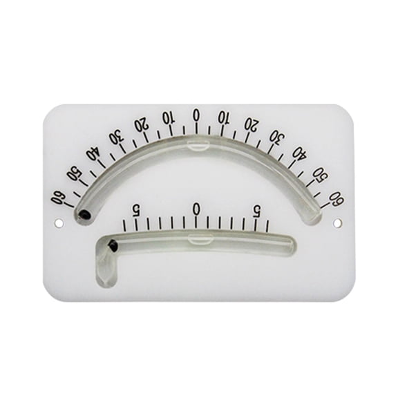 Marine Grade Bubble Inclinometer With Night Light, Accurate Ship Tilt Gauge For Nauticals Enthusiasts Accurate Readings