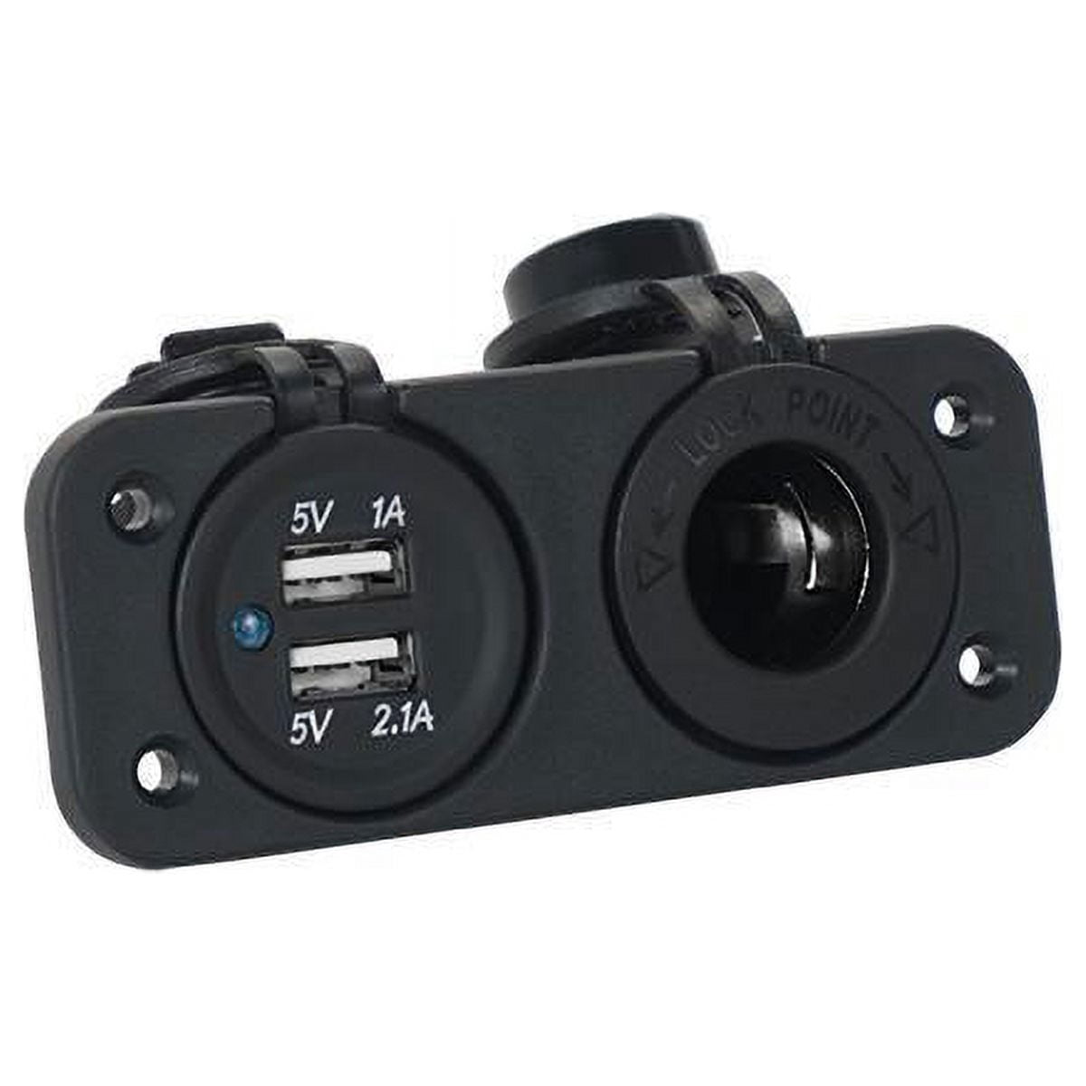 Marine Grade RV Dual USB & 12V Power Socket - Walmart.com