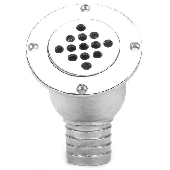 Marine Grade Stainless Steel Deck Drain Scupper Hardware for Yacht, Boat, and Ship Upgrade