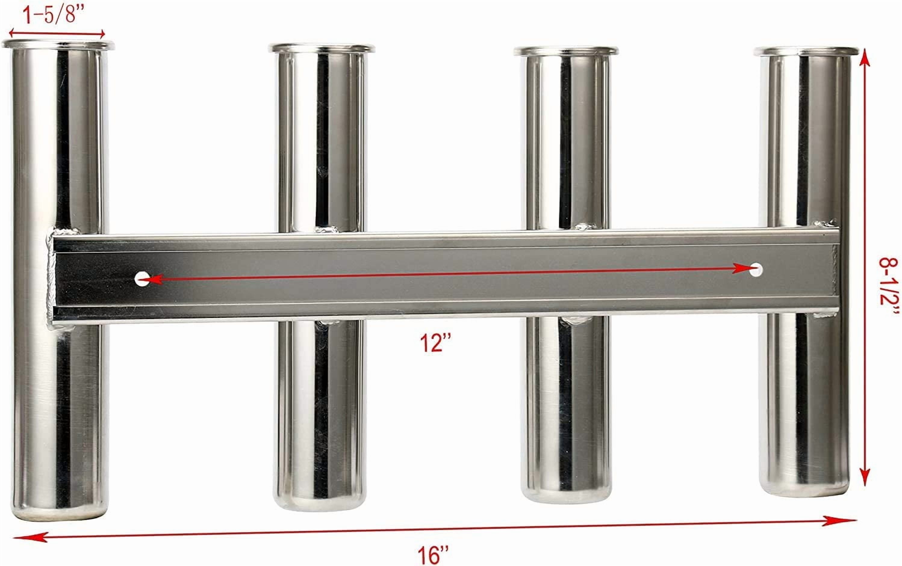Marine Grade Stainless Steel Fishing Rod Rack, Mirror Finish, Wall ...