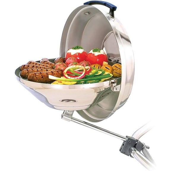 Marine Kettle, Charcoal Grill w/ Hinged Lid