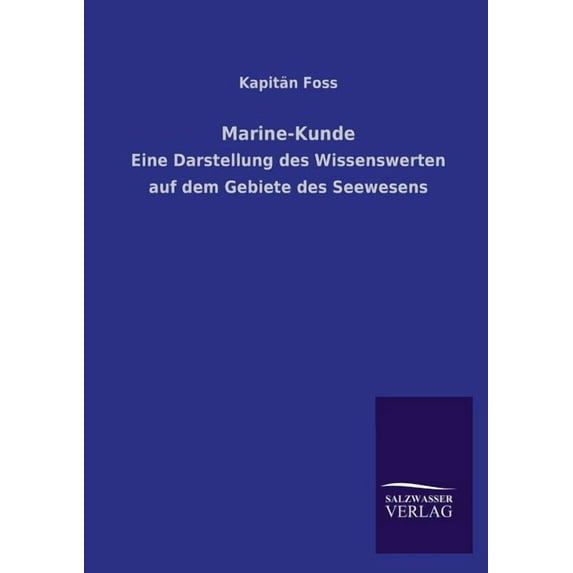 Marine-Kunde (Paperback)