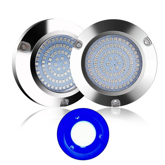 Marine LED Boat Light 45W 90 LED Waterproof Underwater Courtesy Light Sailboats Pontoon Transom Light