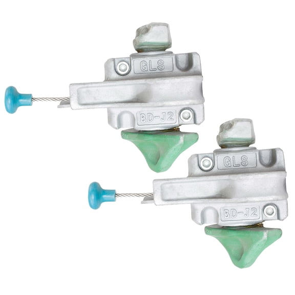 2 Pack Large Semi-Automatic Shipping Container Twist Lock - Hot-Dip Galvanized Steel ISO 1161 Secure Twist Latch Lock for Container Attachment