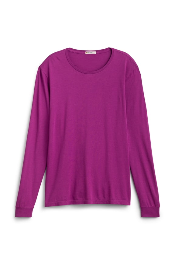FIG Long Sleeve Supima Cotton/Modal Crewneck, US Large