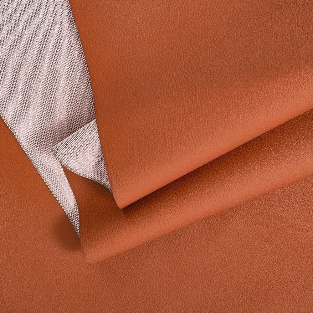 Marine Leather Fabric Waterproof Material Brown Soft Leather Fabric for Sofa Bags Chairs Car Boat Auto Seats DIY Crafts Upholstery(63 x78.74 inch)