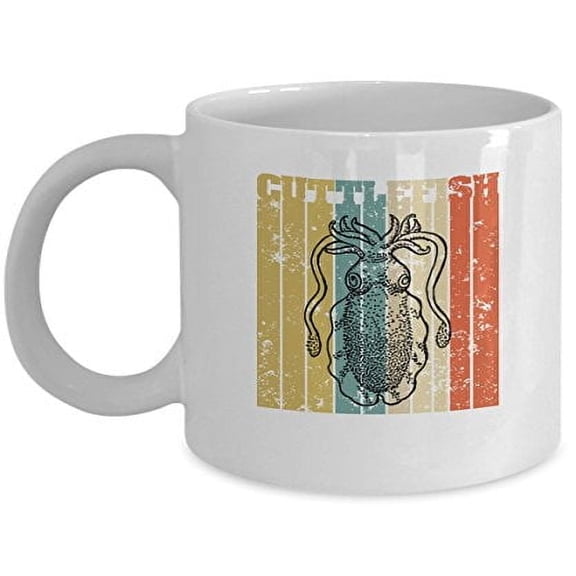 Marine Life Coffee Mug - Cuttlefish Gifts -11 Oz Ceramic Cup