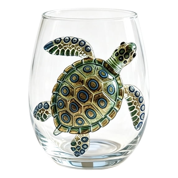 Marine Life Glass Cup, Handcrafted Textured Drinking Glass, Unique Ocean Decor, Daily Water or Party Cup, Housewarming Gift for Collectors
