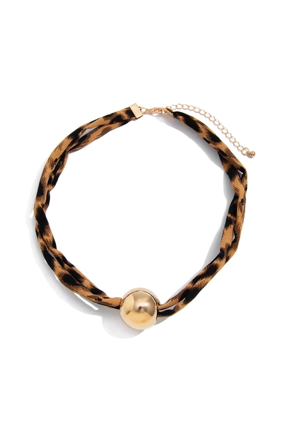 Marine Life Inspired Spirals Seashells Designs Soft Cotton Cloth Chain Jewelry With Comfortable Alloy Clasp for Women