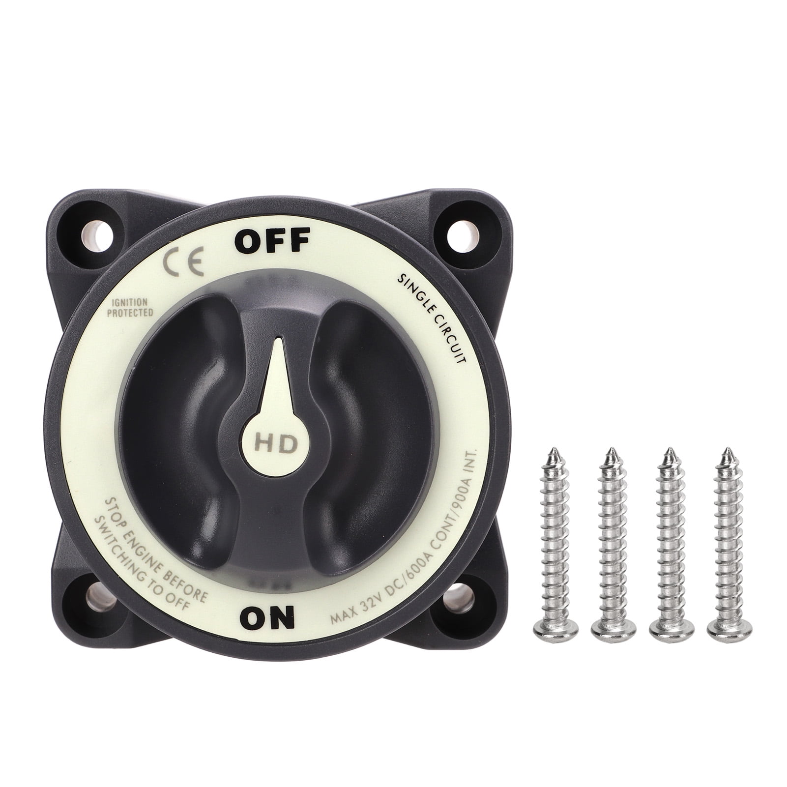 Marine Master Battery Switch 600A 32V Single Circuit On Off Power Kill