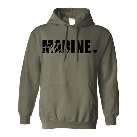 Marine Mom Hooded Sweatshirt