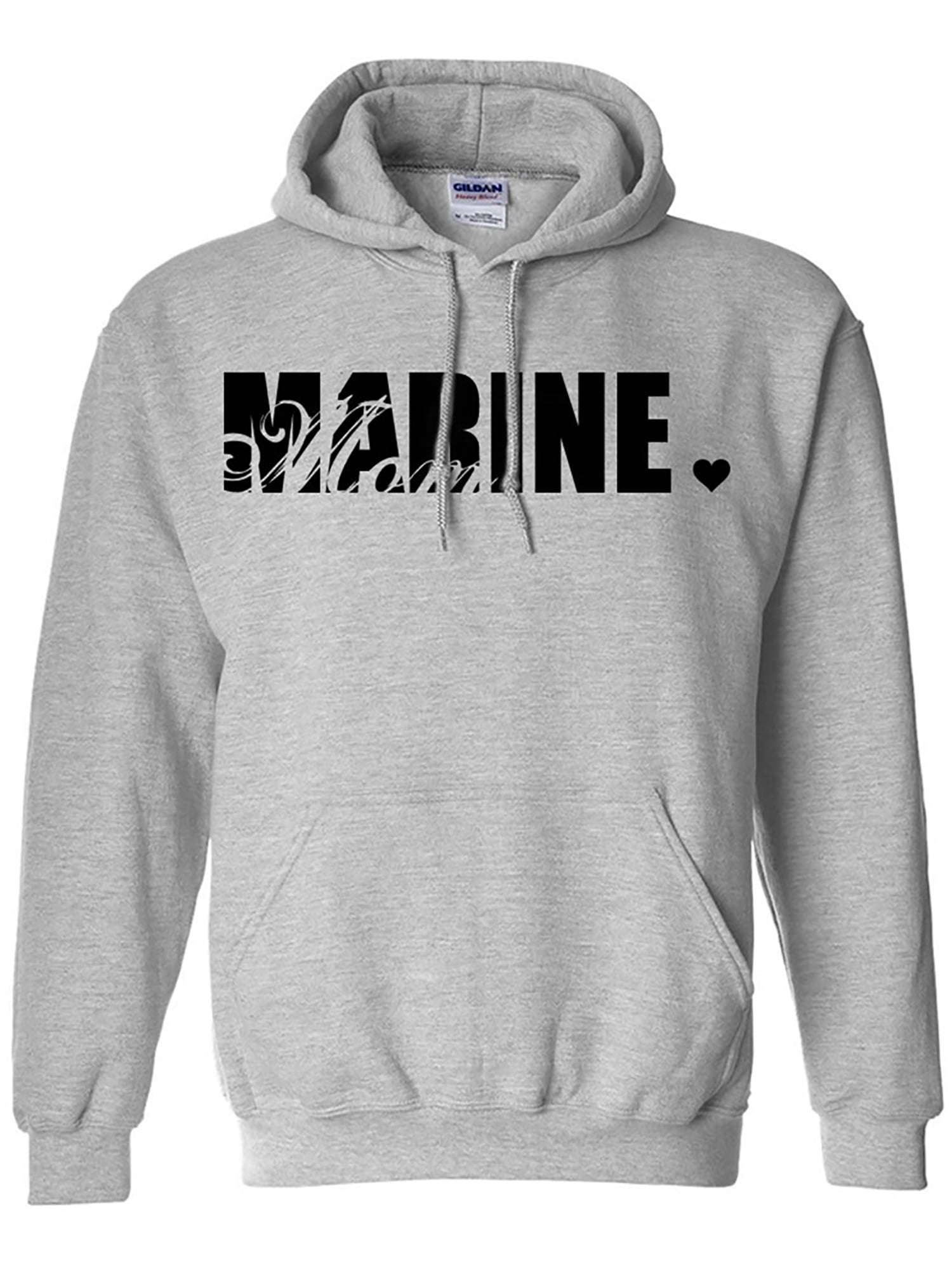 ZeroGravitee Marine Mom Hoodie - Military Style Pullover Sweatshirt For Proud Marine Moms - View #8