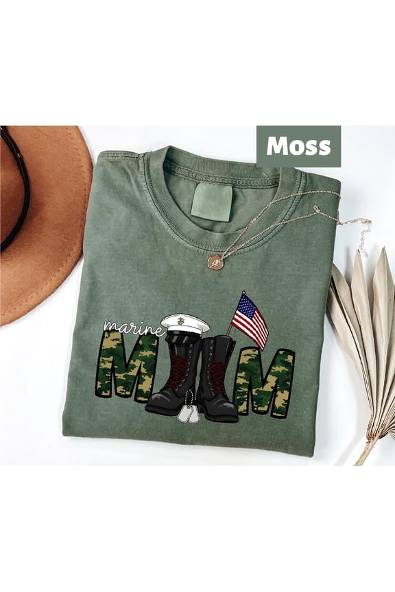 Marine Mom T-Shirt, Proud Army Mom , Military T-Shirt, Military Mom Shirt, Army Mama Shirt, Mother's Day Gift, Cool Mom Shirt